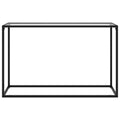 Tavolo Consolle Trasparente 120x35x75 cm in Vetro Temperato