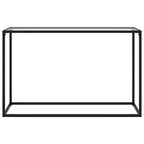 Tavolo Consolle Trasparente 120x35x75 cm in Vetro Temperato
