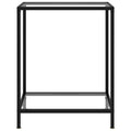 Tavolo Consolle Trasparente 60x35x75 cm in Vetro Temperato