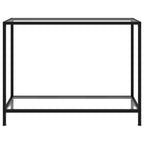 Tavolo Consolle Trasparente 100x35x75 cm in Vetro Temperato