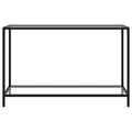 Tavolo Consolle Trasparente 120x35x75 cm in Vetro Temperato