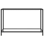 Tavolo Consolle Trasparente 120x35x75 cm in Vetro Temperato