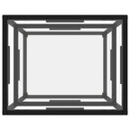 Tavolo Consolle Trasparente 50x40x40 cm in Vetro Temperato