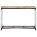 Tavolo Consolle 110x35x75 cm in Legno Massello di Mango