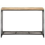 Tavolo Consolle 110x35x75 cm in Legno Massello di Mango
