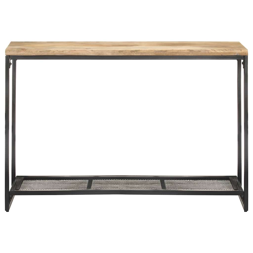 Tavolo Consolle 110x35x75 cm in Legno Massello di Mango