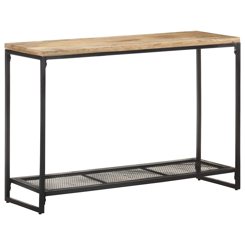 Tavolo Consolle 110x35x75 cm in Legno Massello di Mango