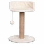 Albero per Gatti con Palo Tiragraffi 49 cm in Giunco