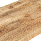 Tavolino da Salotto 120x60x40 cm in Legno di Mango Grezzo