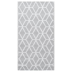 Tappeto da Esterni ARAKIL Grigio 80x150 cm in PP
