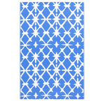 Tappeto da Esterni ARAKIL Blu e Bianco 160x230 cm in PP