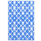 Tappeto da Esterni ARAKIL Blu e Bianco 190x290 cm in PP