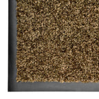 Zerbino Lavabile Marrone 90x120 cm