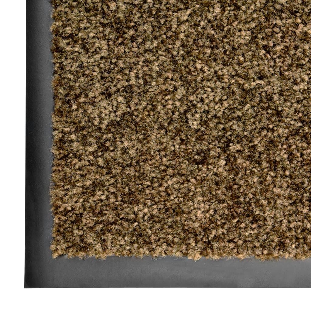 Zerbino Lavabile Marrone 90x150 cm