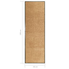 Zerbino Lavabile Crema 60x180 cm