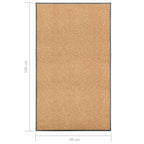 Zerbino Lavabile Crema 90x150 cm