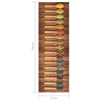 Tappetino da Cucina Lavabile Cucchiai 45x150 cm