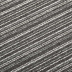 Tappeto 20 pcs Antracite Striato 50 x 50 cm 100% Polipropilene