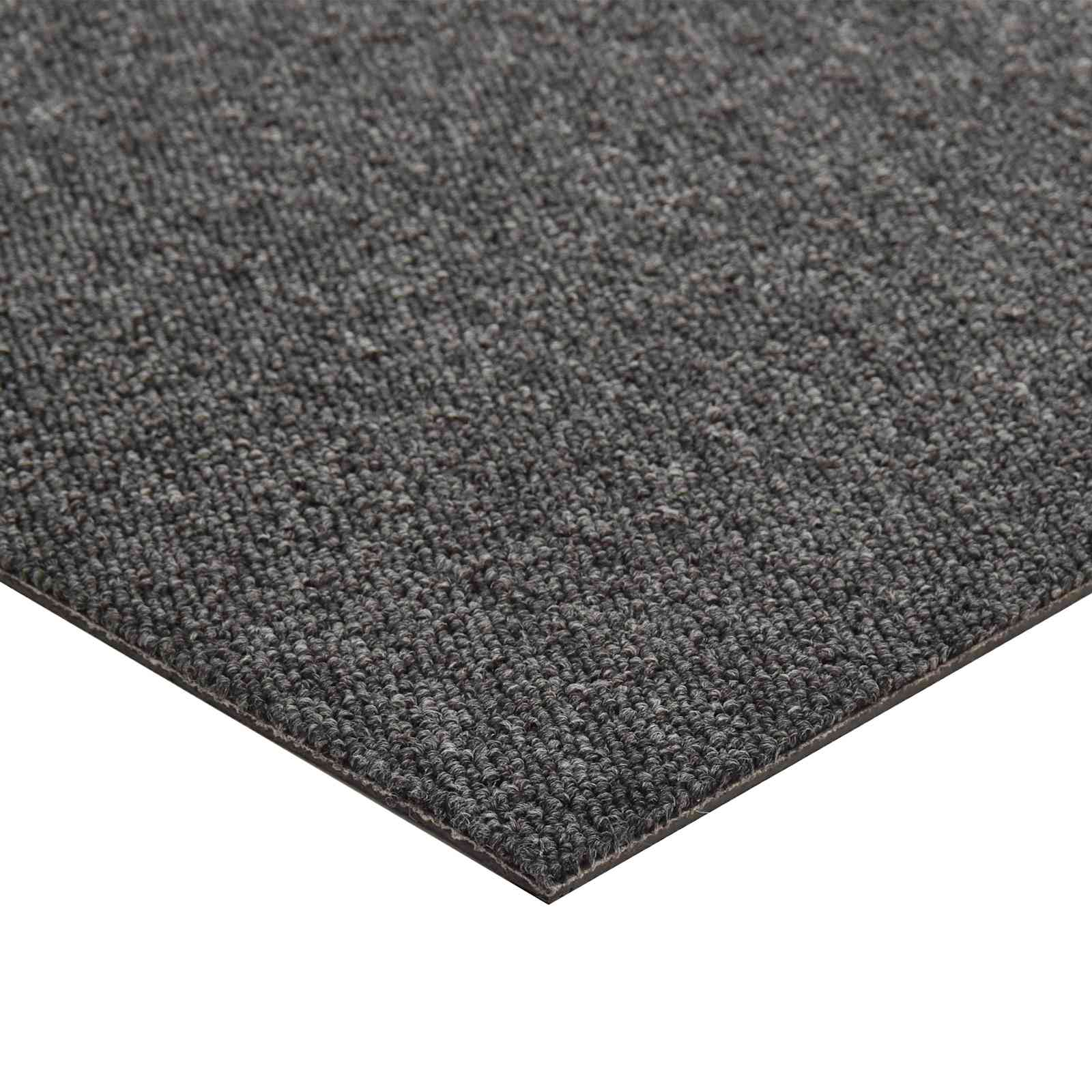 Tappeto 20 pcs Antracite 50 x 50 cm 100% Polipropilene