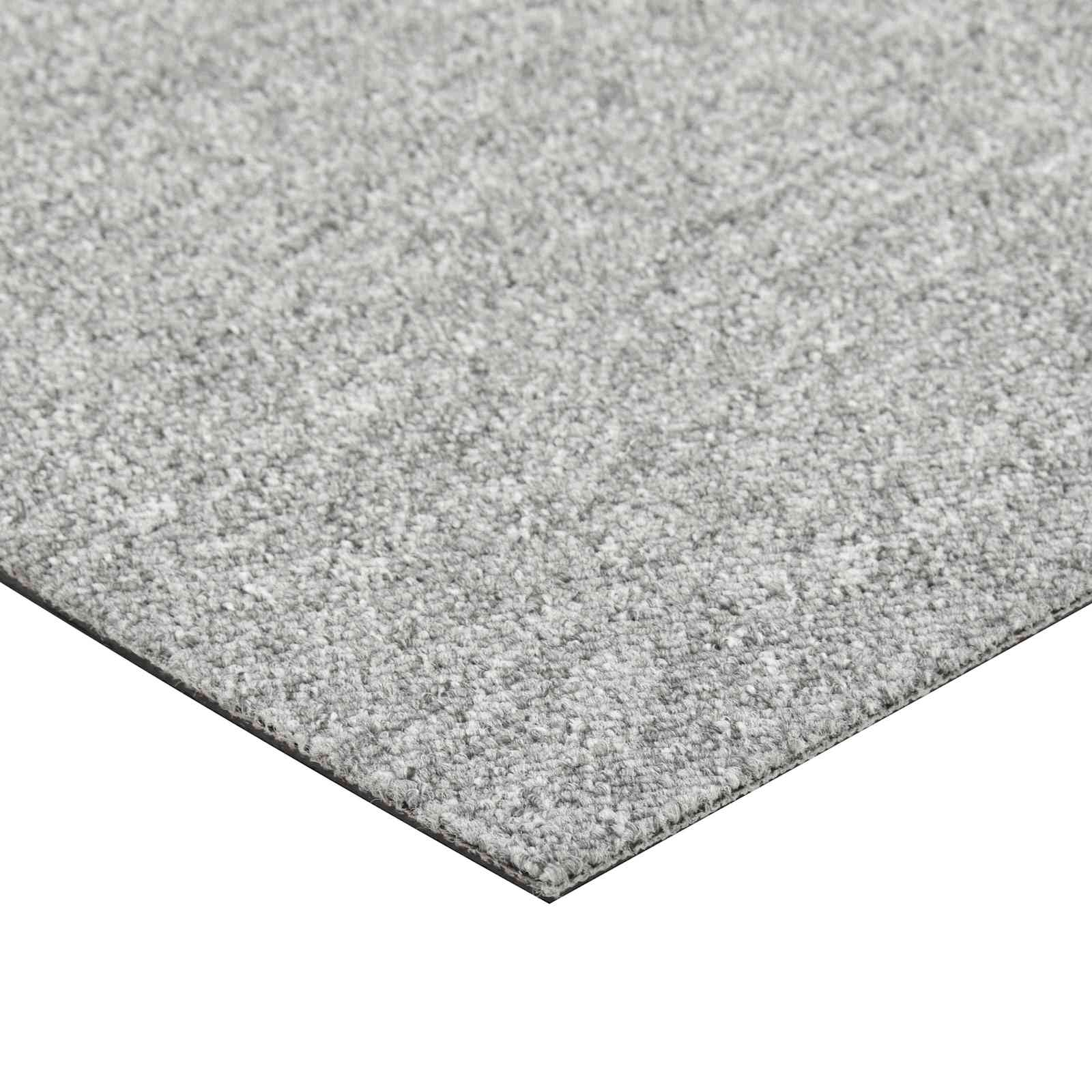 Tappeto 20 pcs Grigio chiaro 50 x 50 cm 100% Polipropilene