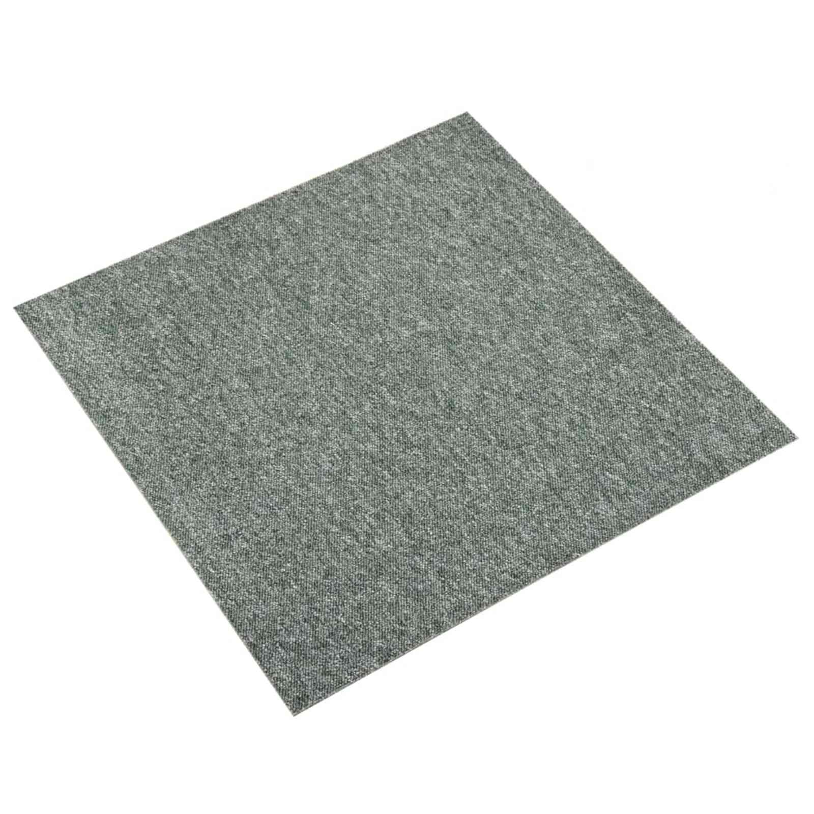 Tappeto 20 pcs Verde 50 x 50 cm 100% Polipropilene