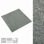 Tappeto 20 pcs Verde 50 x 50 cm 100% Polipropilene