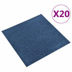 Tappeto 20 pcs Blu Scuro 50 x 50 cm 100% Polipropilene