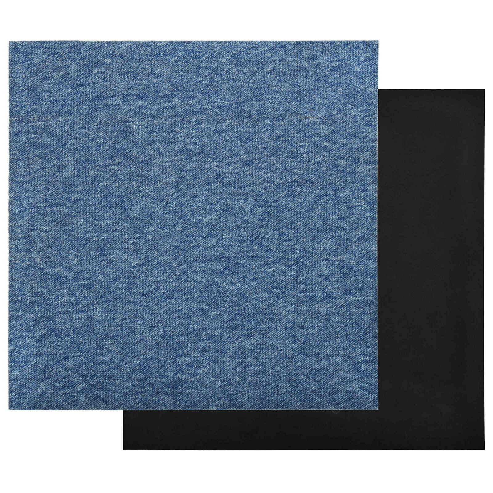 Tappeto 20 pcs Blu 50 x 50 cm 100% Polipropilene