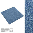 Tappeto 20 pcs Blu 50 x 50 cm 100% Polipropilene