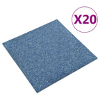 Tappeto 20 pcs Blu 50 x 50 cm 100% Polipropilene