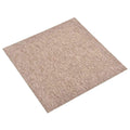 Tappeto 20 pcs Beige 50 x 50 cm 100% Polipropilene
