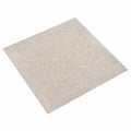 Tappeto 20 pcs Beige chiaro 50 x 50 cm 100% Polipropilene
