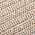 Tappeto 20 pcs Beige Striato 50 x 50 cm 100% Polipropilene
