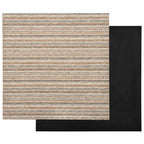 Tappeto 20 pcs Beige Striato 50 x 50 cm 100% Polipropilene