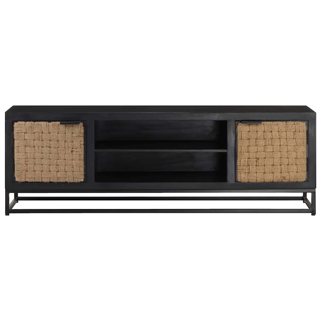 Mobile Porta TV 120x30x40 cm in Legno Massello di Mango