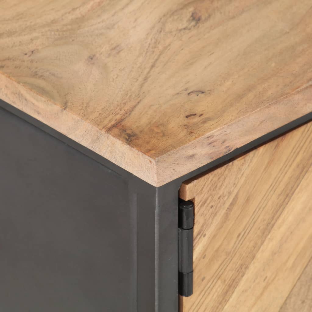 Tavolino da Salotto 90x50x35 cm in Massello di Acacia