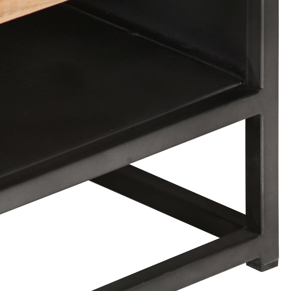 Tavolino da Salotto 90x50x35 cm in Massello di Acacia