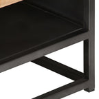 Tavolino da Salotto 90x50x35 cm in Massello di Acacia