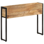 Fioriera 90x20x68 cm in Legno di Mango Grezzo
