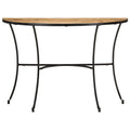 Tavolino Laterale 110x40x77 cm in Legno Massello di Mango