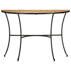 Tavolino Laterale 110x40x77 cm in Legno Massello di Mango