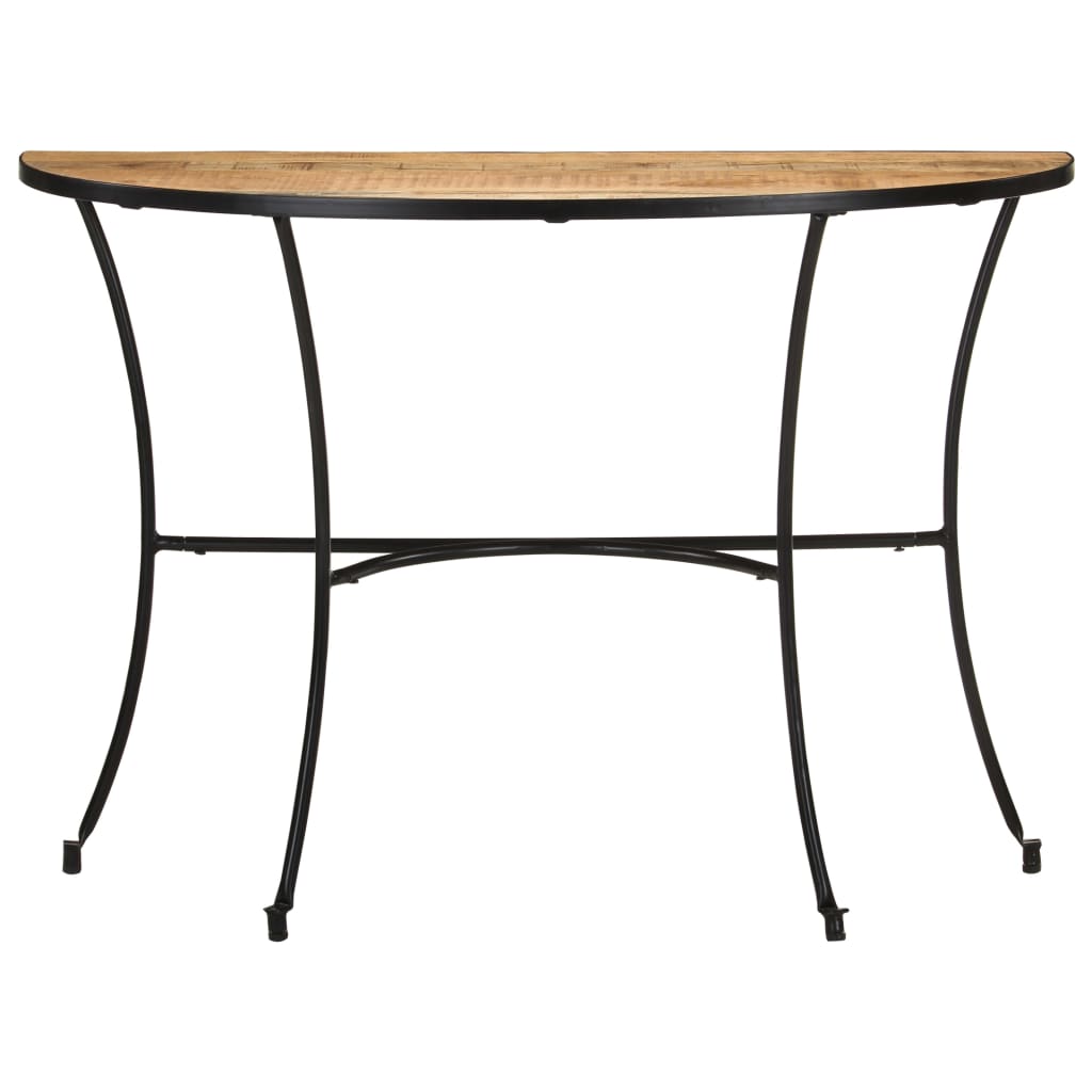 Tavolino Laterale 110x40x77 cm in Legno Massello di Mango