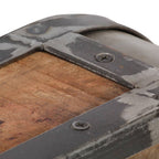 Set Mensole da Parete 3 pz in Legno Massello di Mango
