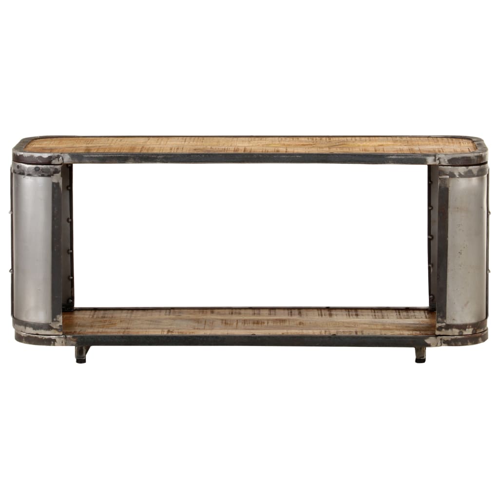 Mobile Porta TV 90x30x40 cm in Legno Massello di Mango