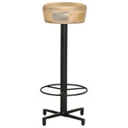 Sgabelli da Bar 2 pz 76 cm in Legno Massello di Mango