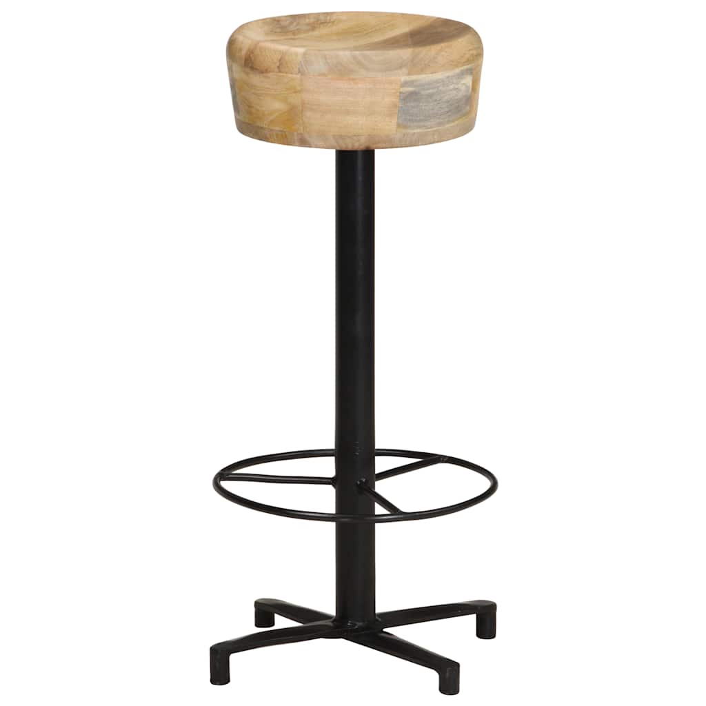 Sgabelli da Bar 2 pz 76 cm in Legno Massello di Mango