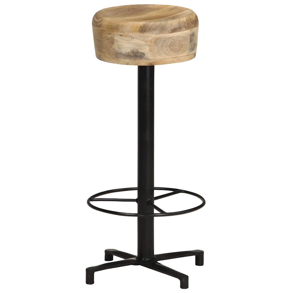 Sgabelli da Bar 2 pz 76 cm in Legno Massello di Mango