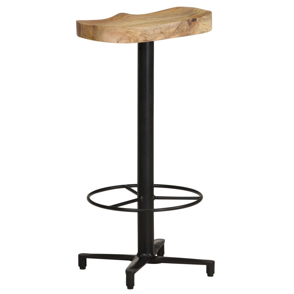 Sgabelli da Bar 2 pz 76 cm in Legno Massello di Mango