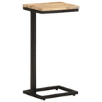 Tavolini Laterali 2 pz 31,5x24,5x64,5 cm Legno di Mango Grezzo