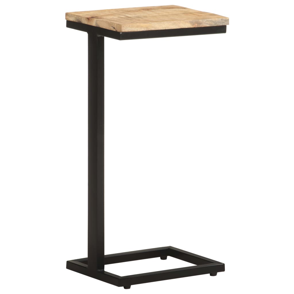 Tavolini Laterali 2 pz 31,5x24,5x64,5 cm Legno di Mango Grezzo